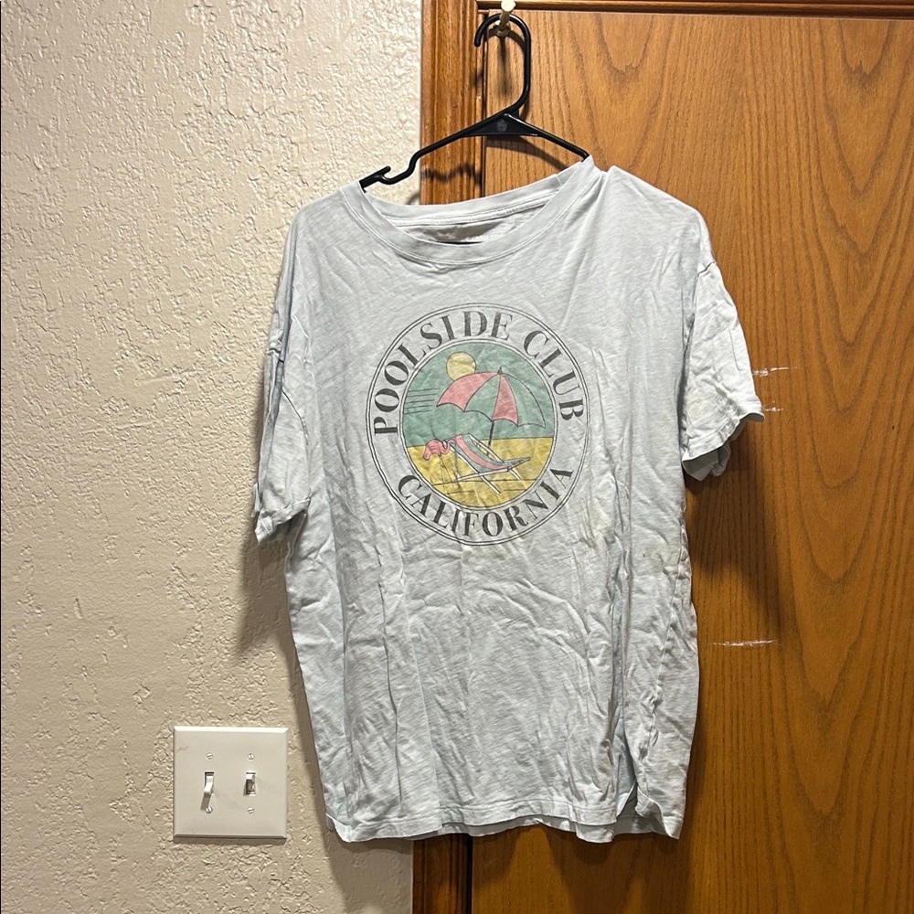American Eagle By Payless Gray Graphic Tee